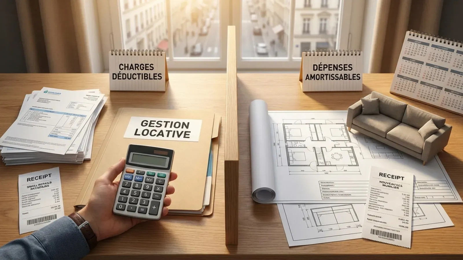 Charges déductibles en LMNP
