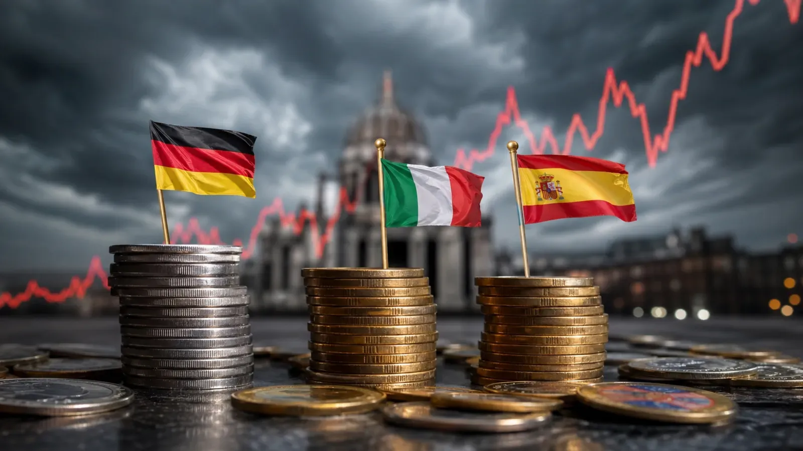 Volatilité extrême sur les obligations : spreads souverains s'élargissent en zone euro